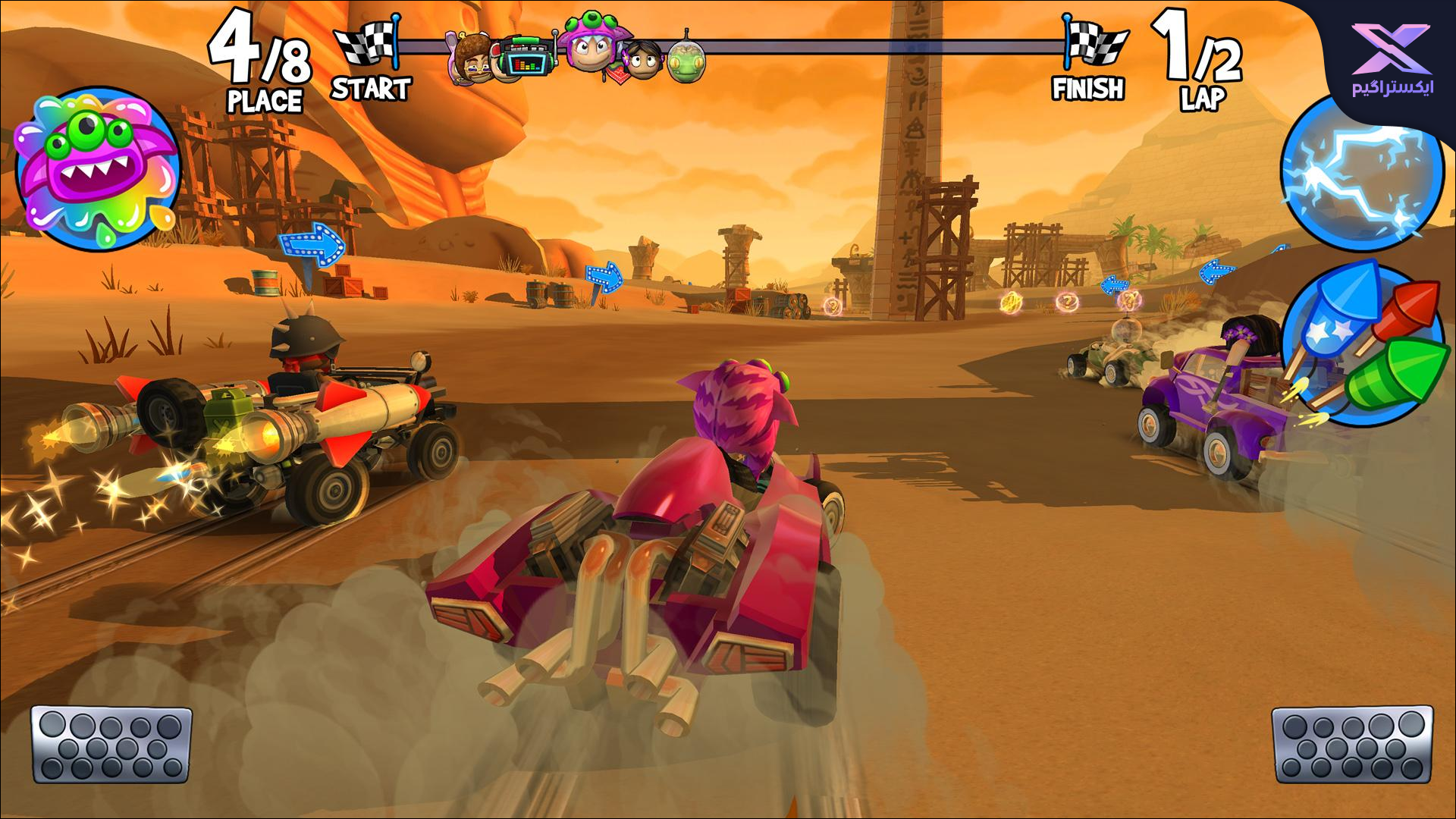 دانلود بازی Beach Buggy Racing 2 اندروید