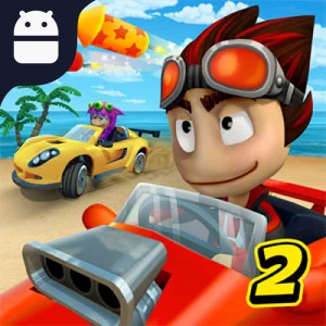 دانلود بازی Beach Buggy Racing 2 اندروید | مسابقات ساحل مود