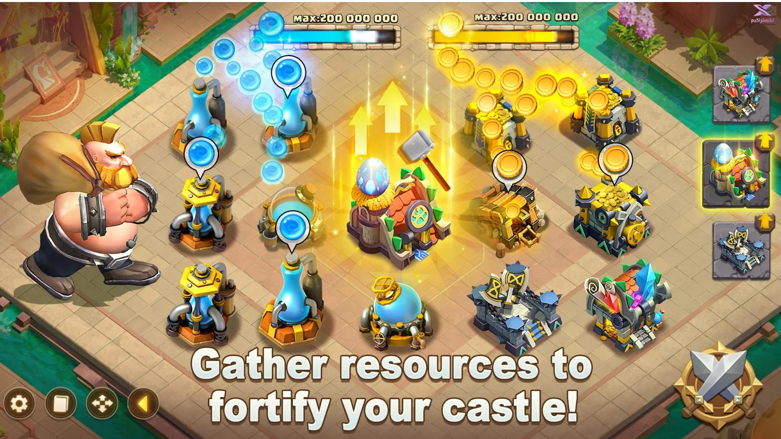 Castle Clash بازی