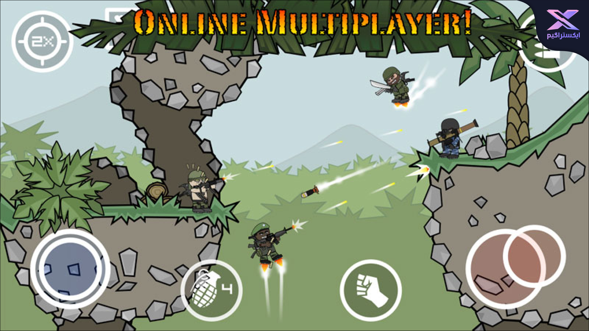 دانلود بازی Doodle Army 2 : Mini Militia