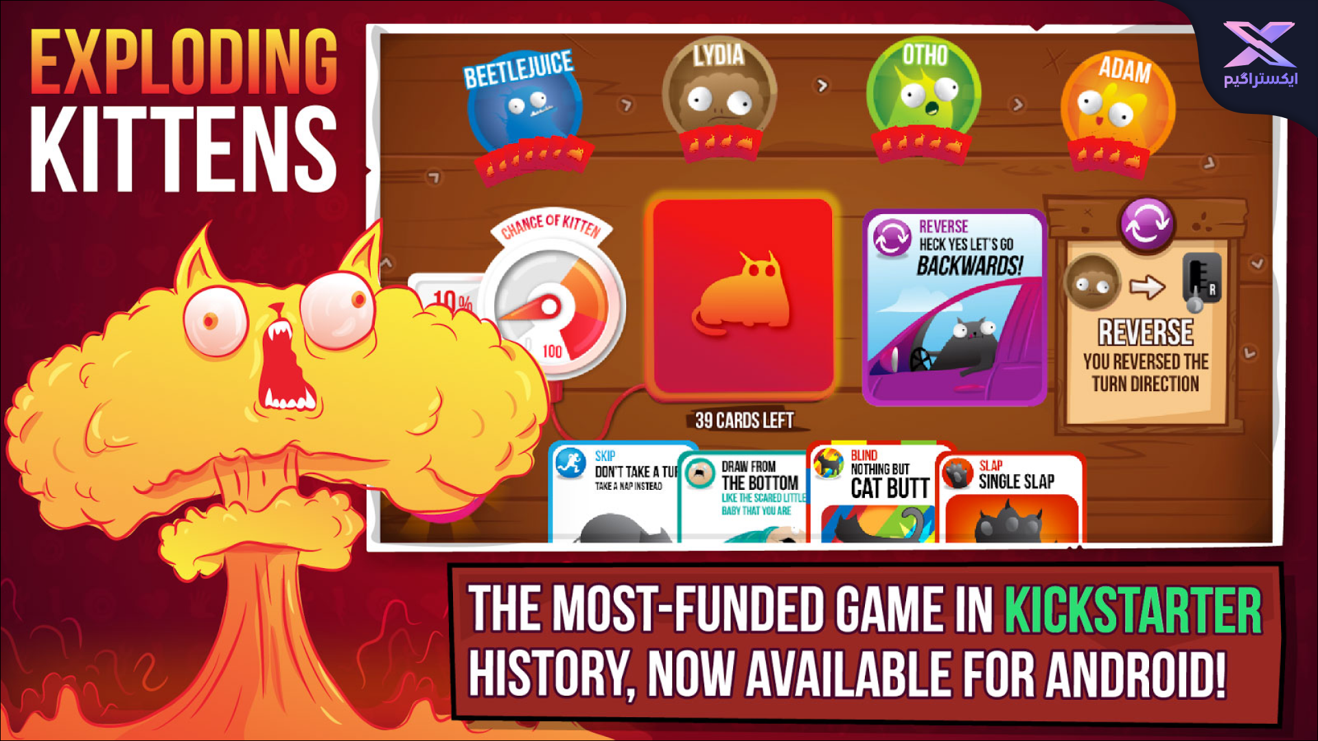 دانلود بازی Exploding Kittens اندروید