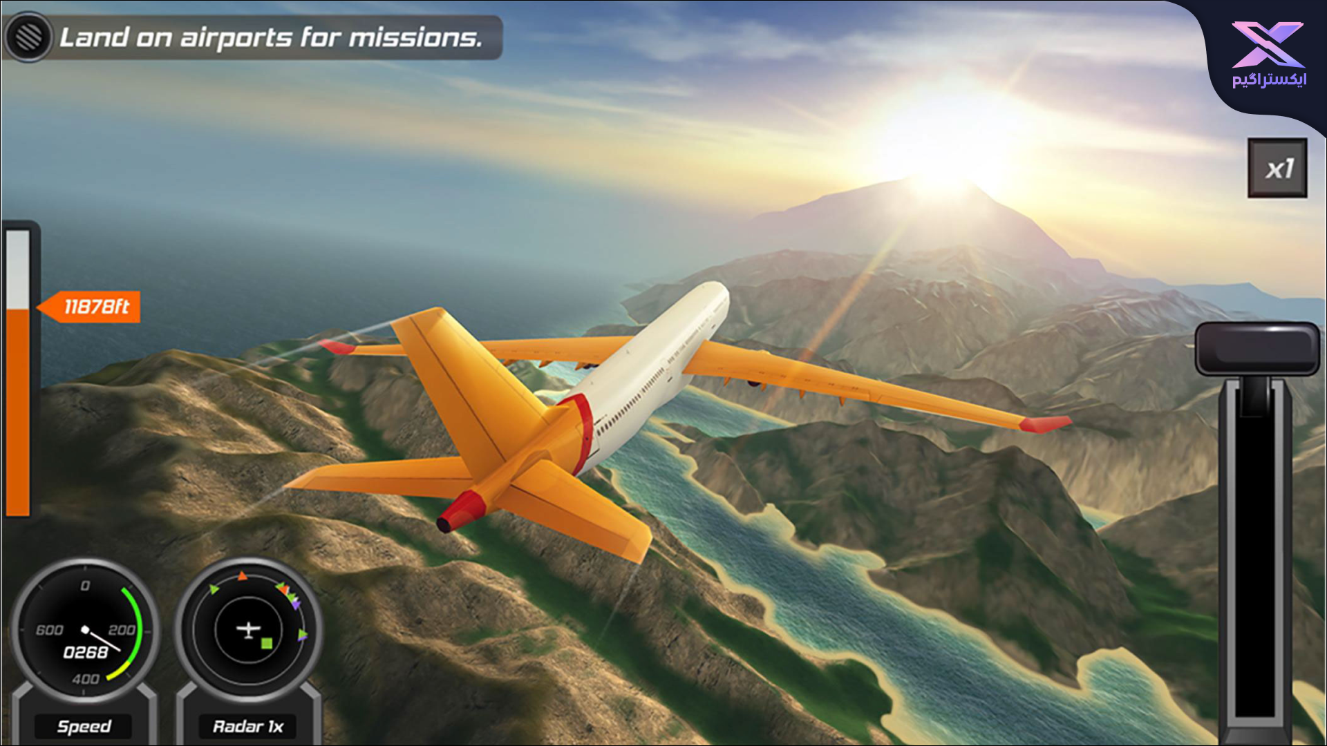 بازی Flight Pilot Simulator 3d