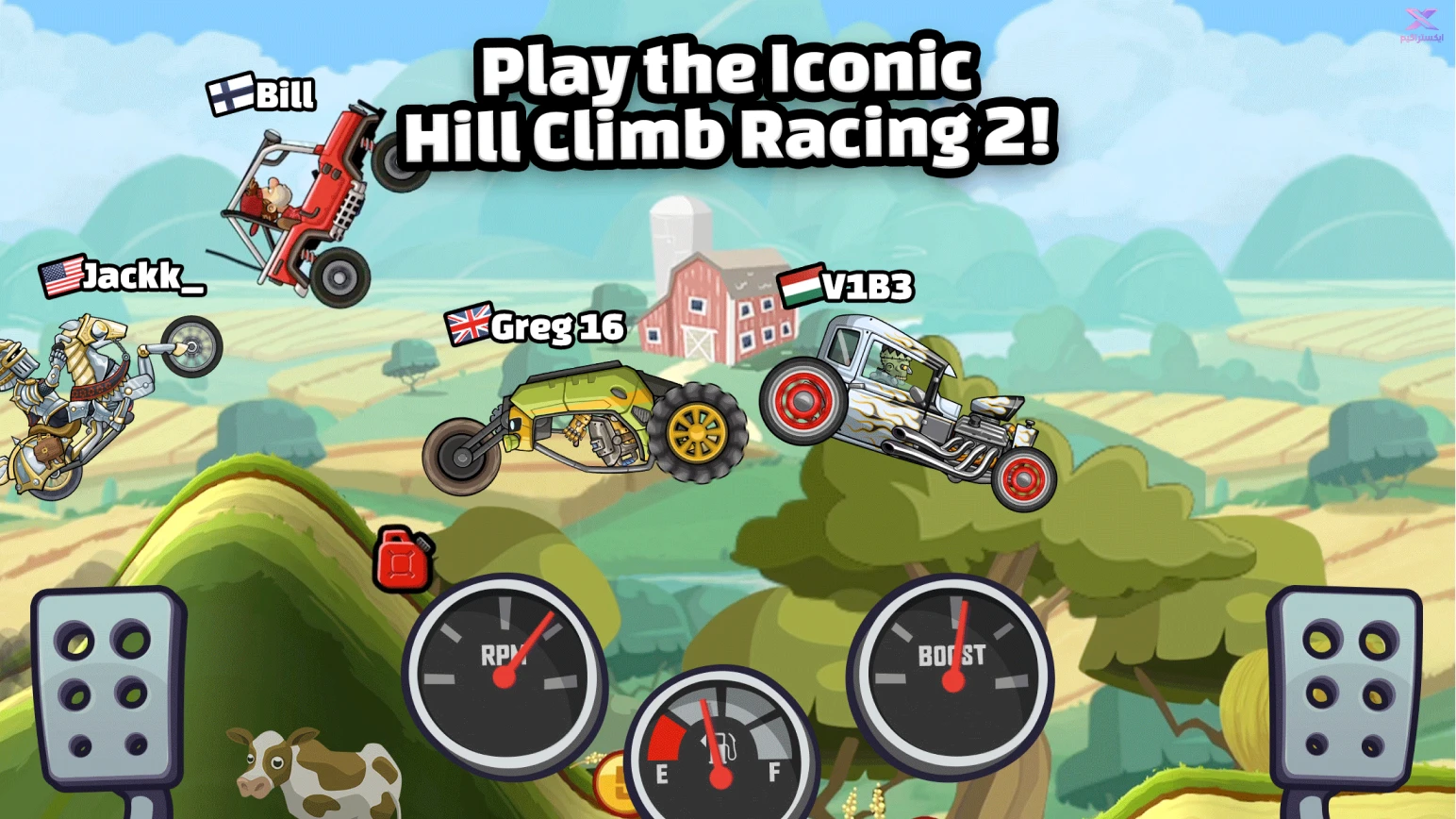 بازی Hill Climb Racing