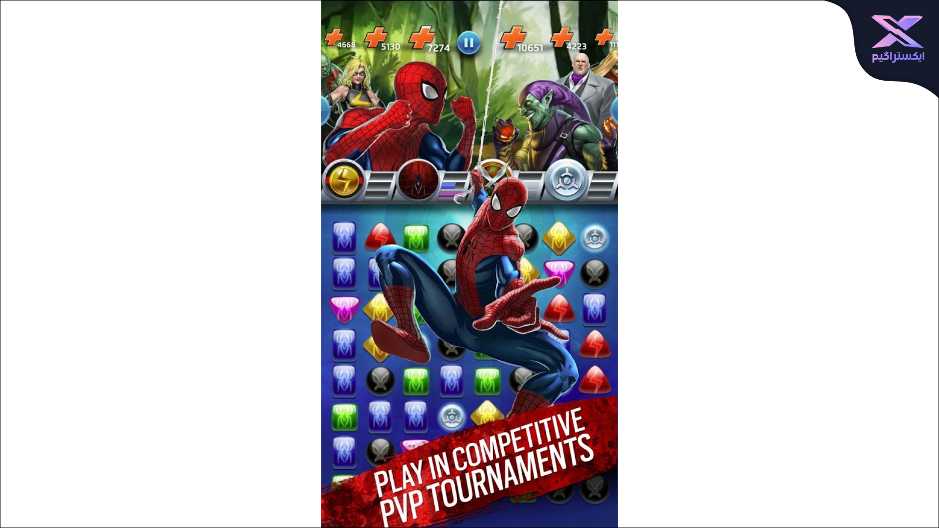 دانلود بازی Marvel Puzzle Quest