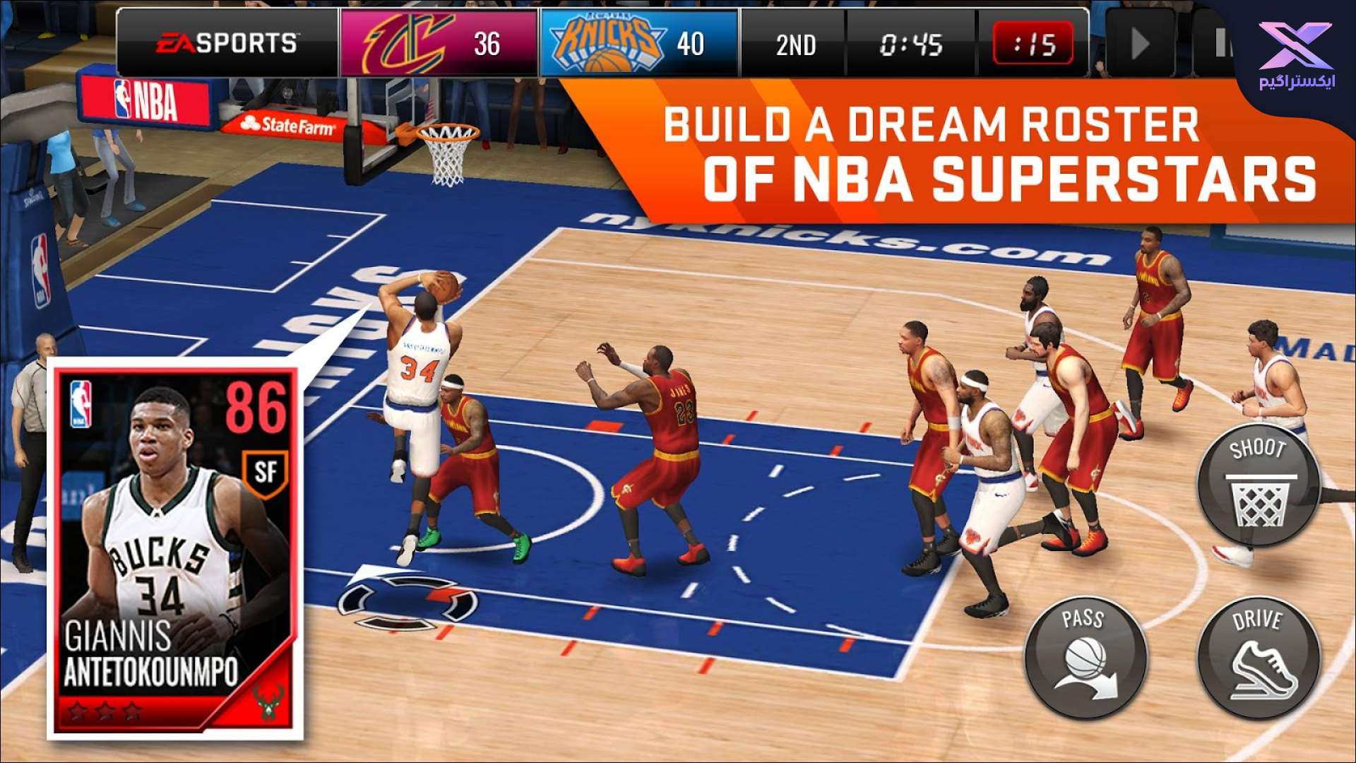 دانلود بازی NBA LIVE اندروید