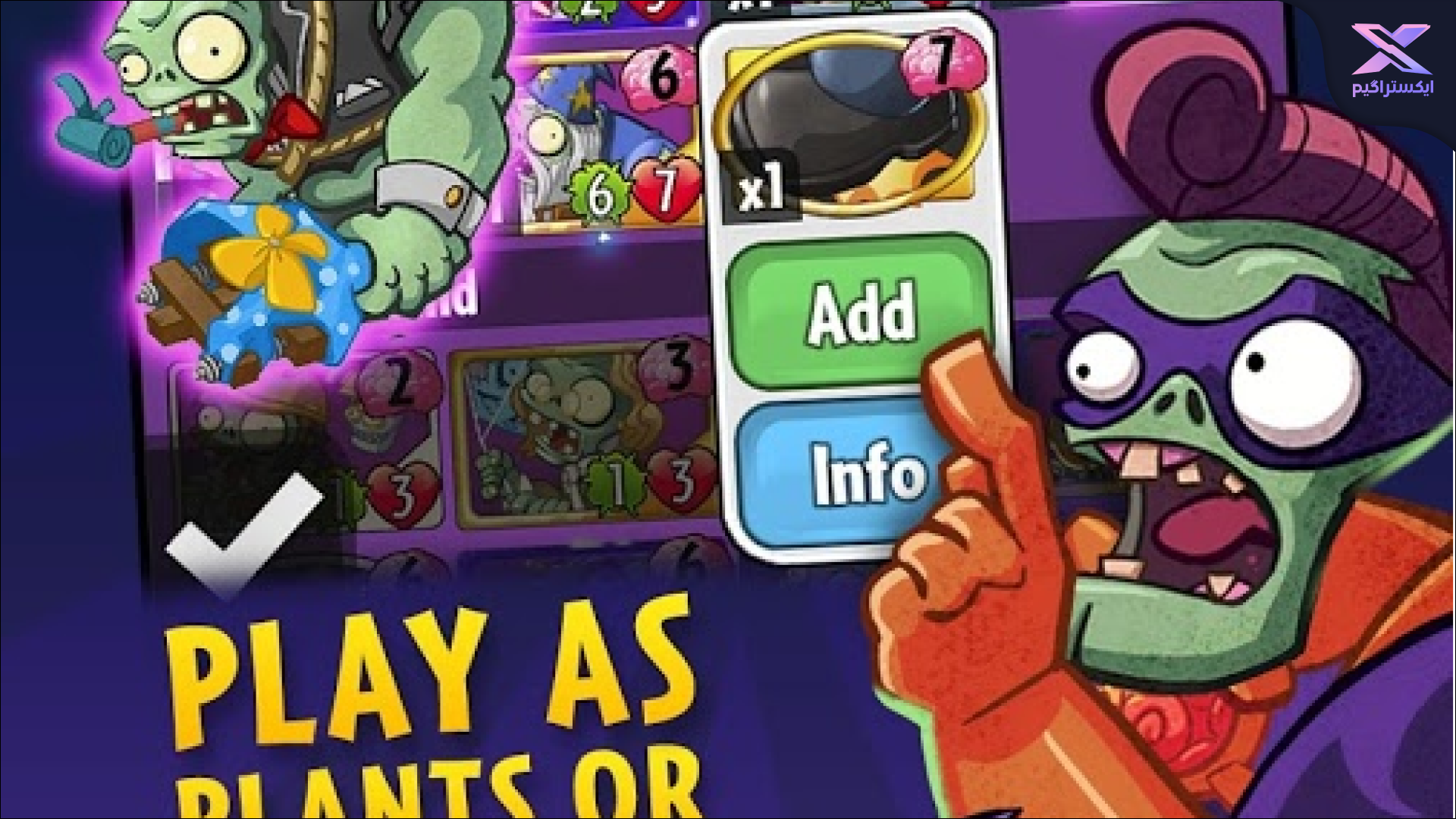 دانلود بازی Plants vs. Zombies Heroes اندروید