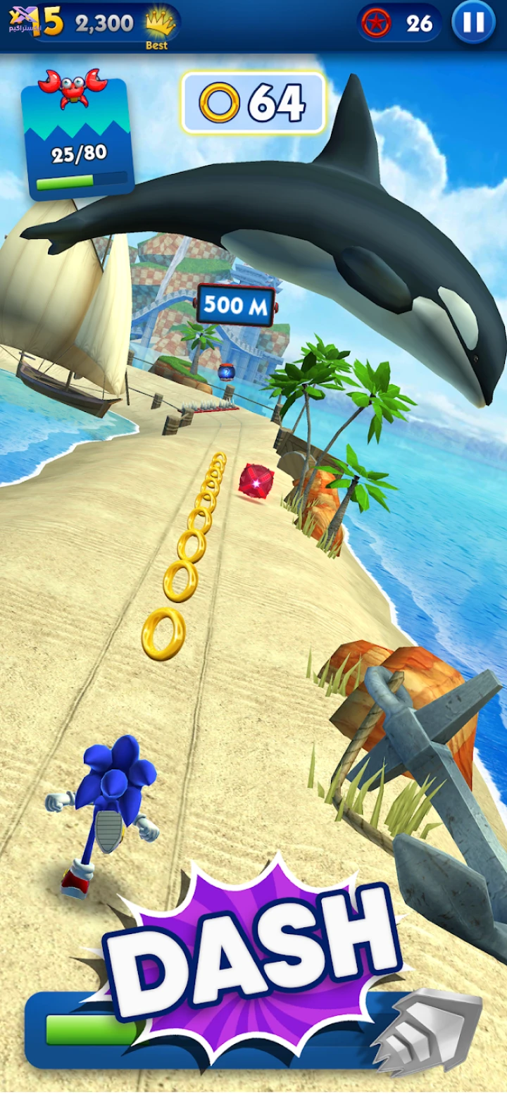 دانلود بازی Sonic Dash