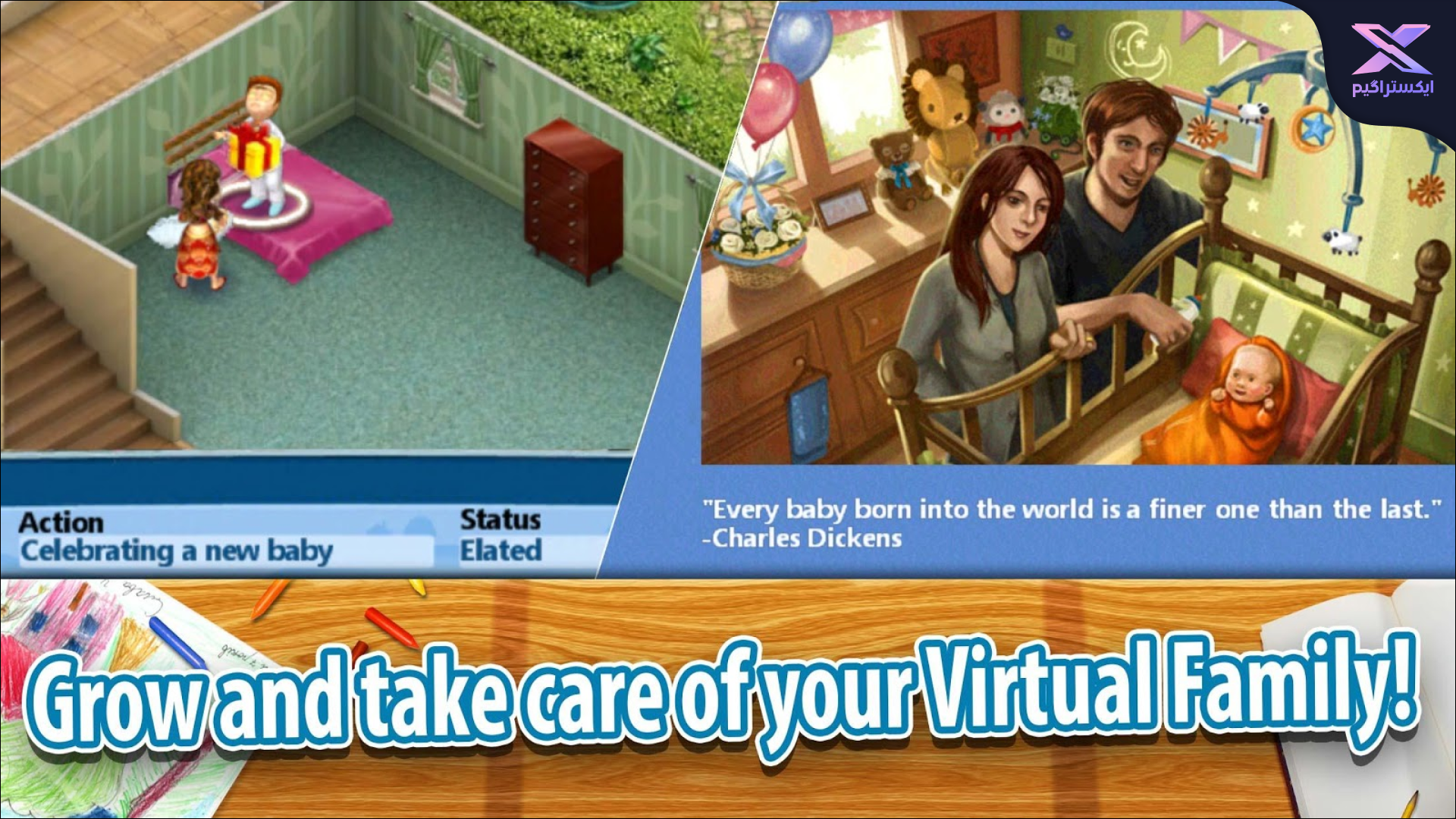 دانلود بازی Virtual Families 2 اندروید