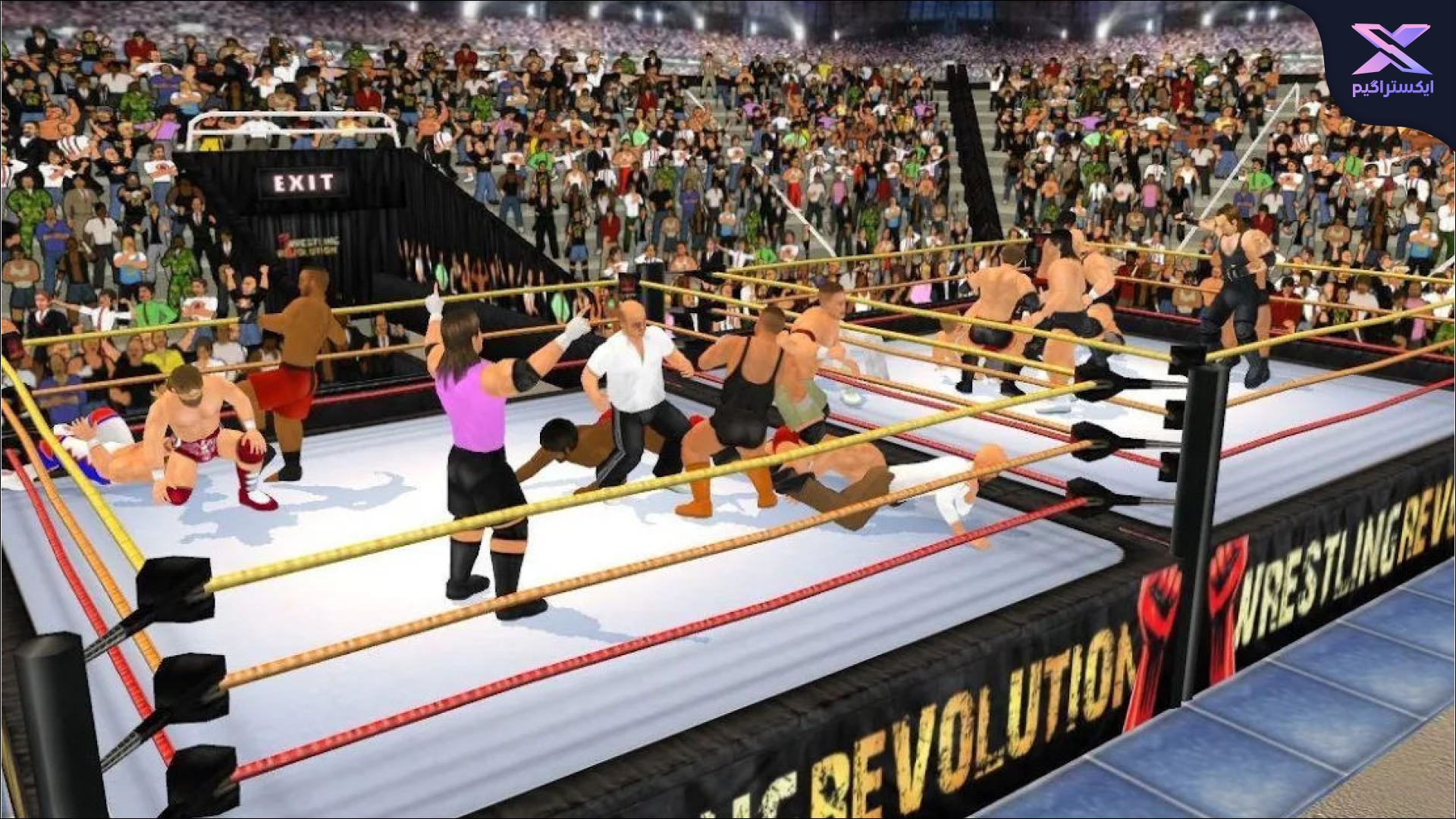 دانلود بازی Wrestling Revolution 3D