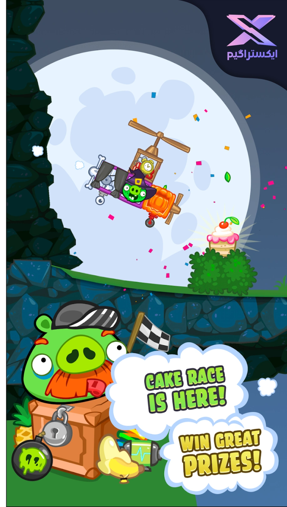 دانلود بازی Bad Piggies HD اندروید - بازی خوک های بد موبایل