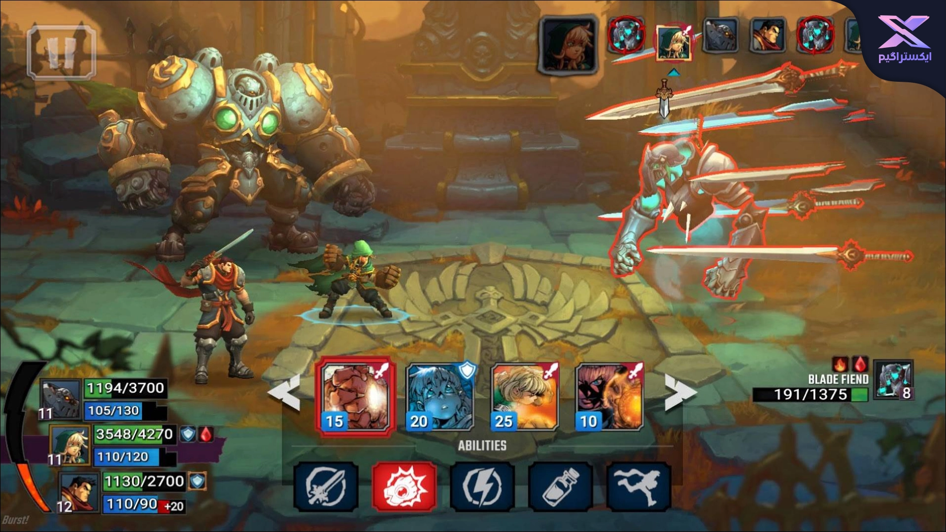 دانلود بازی Battle Chasers: Nightwar - بازی دنبال کنندگان نبرد اندروید