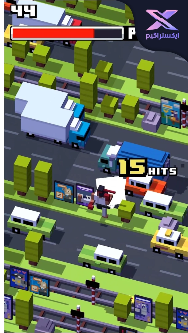 دانلود بازی Crossy Road اندروید - بازی جاده های پرخطر مود