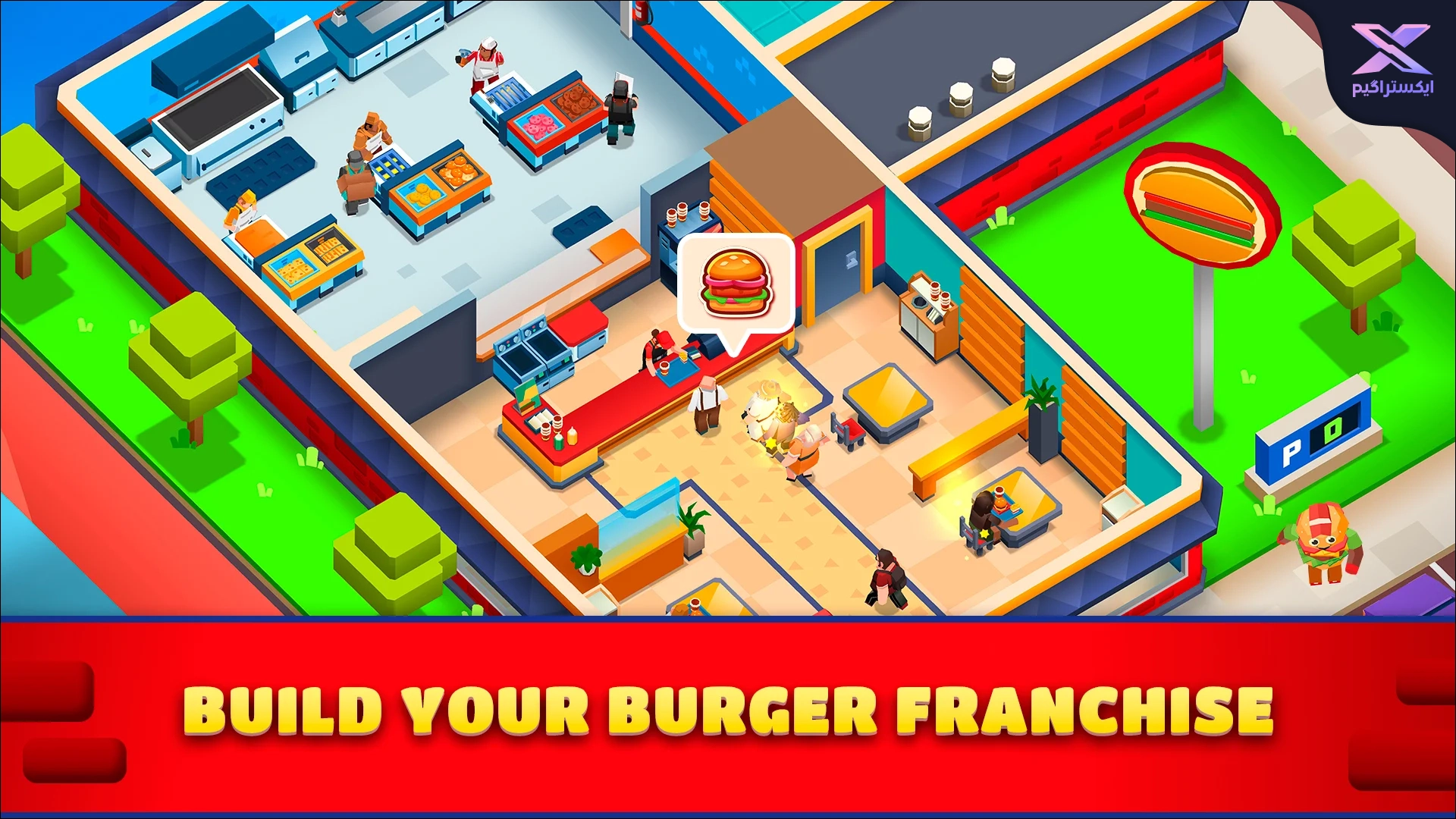 دانلود بازی Idle Burger Empire Tycoon - بازی شبیه ساز فست فودی موبایل