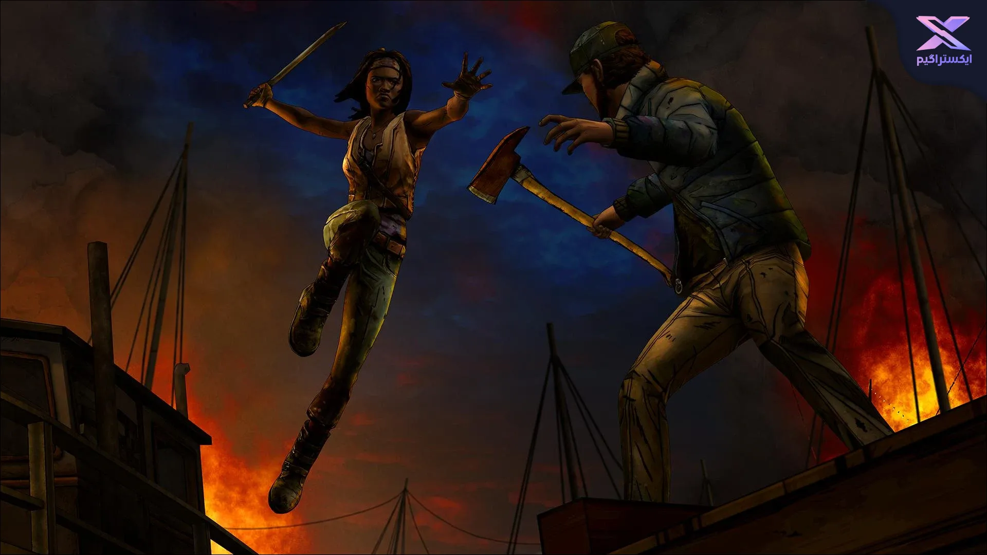 دانلود بازی The Walking Dead: Michonne اندروید | بازی مردگان متحرک میشاون