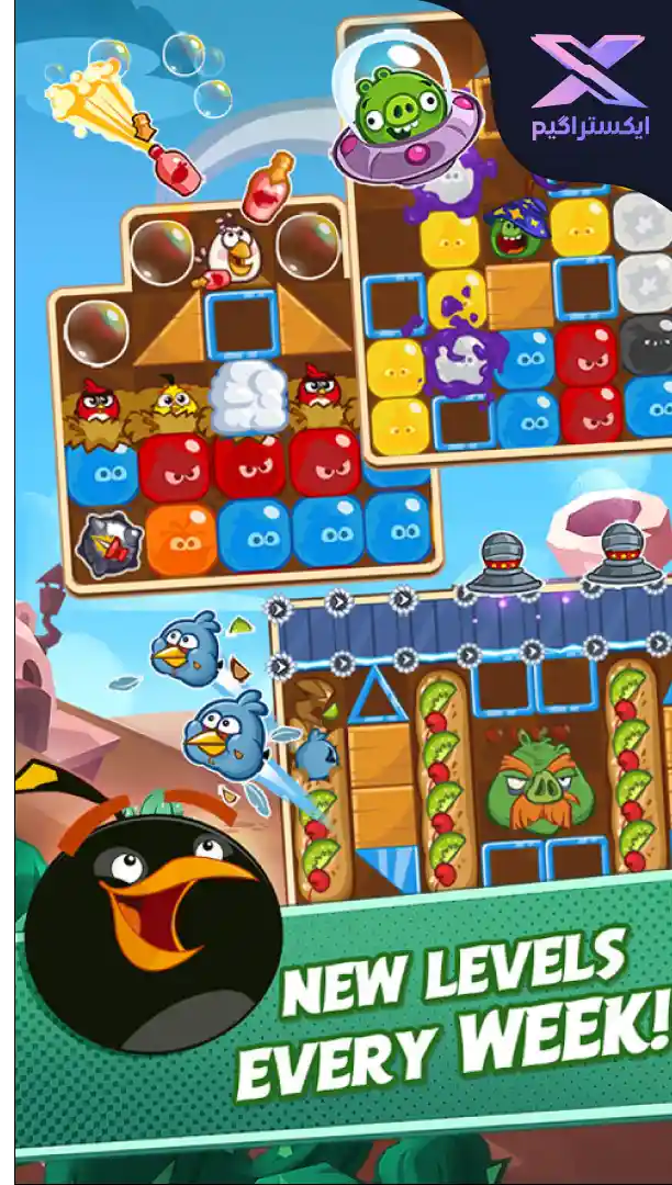 دانلود بازی Angry Birds Blast - بازی انفجار پرندگان خشمگین اندروید مود