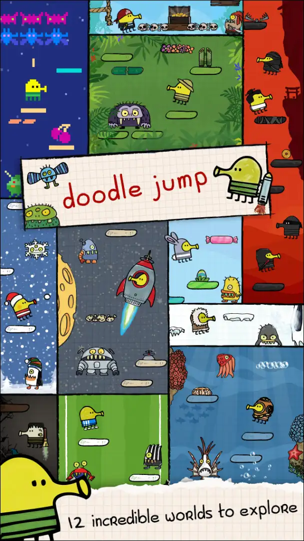 دانلود بازی Doodle Jump - بازی دودل جامپ اندروید