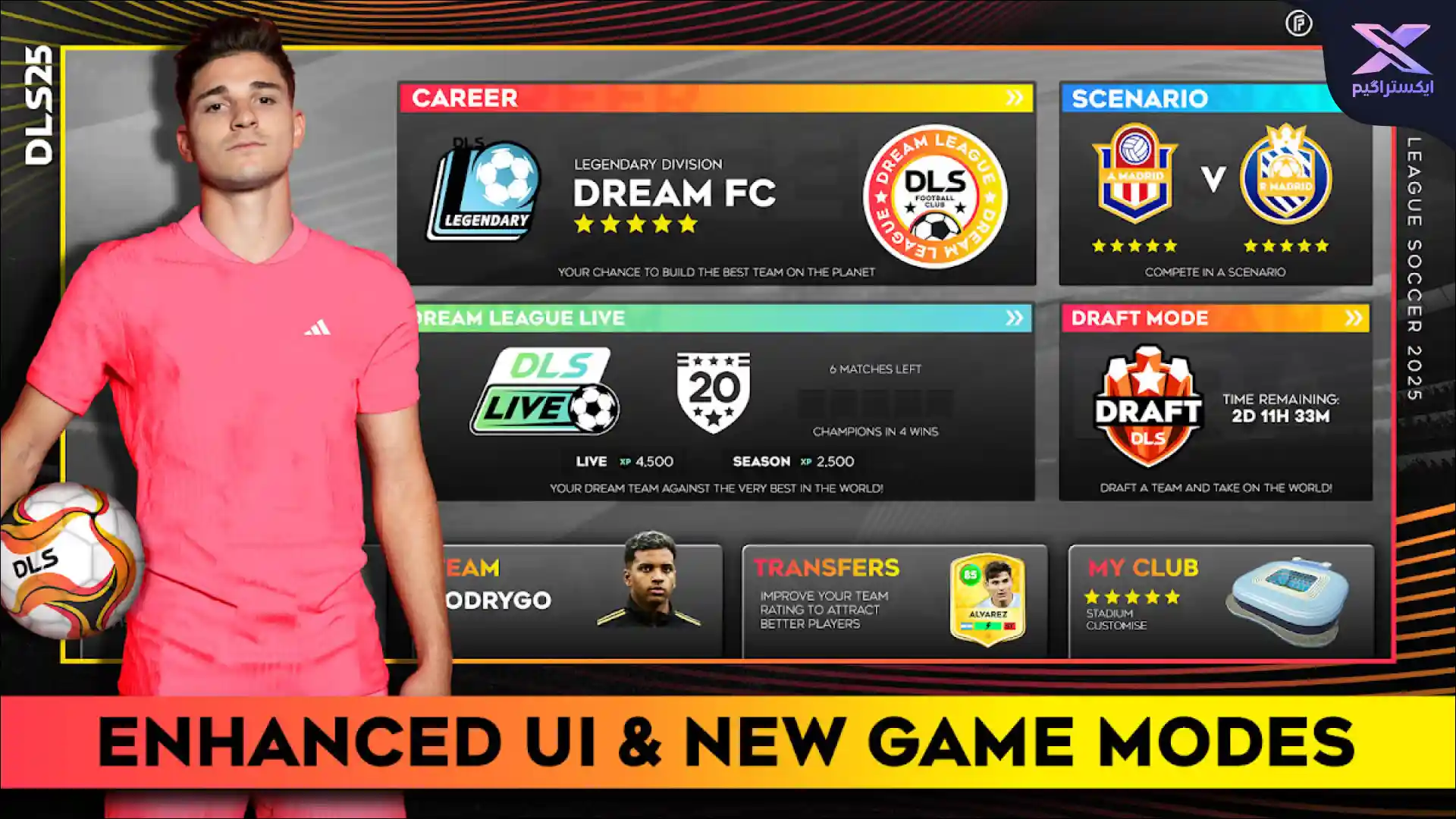 دانلود بازی Dream League Soccer 2025 اندروید - بازی دیریم لیگ 2025