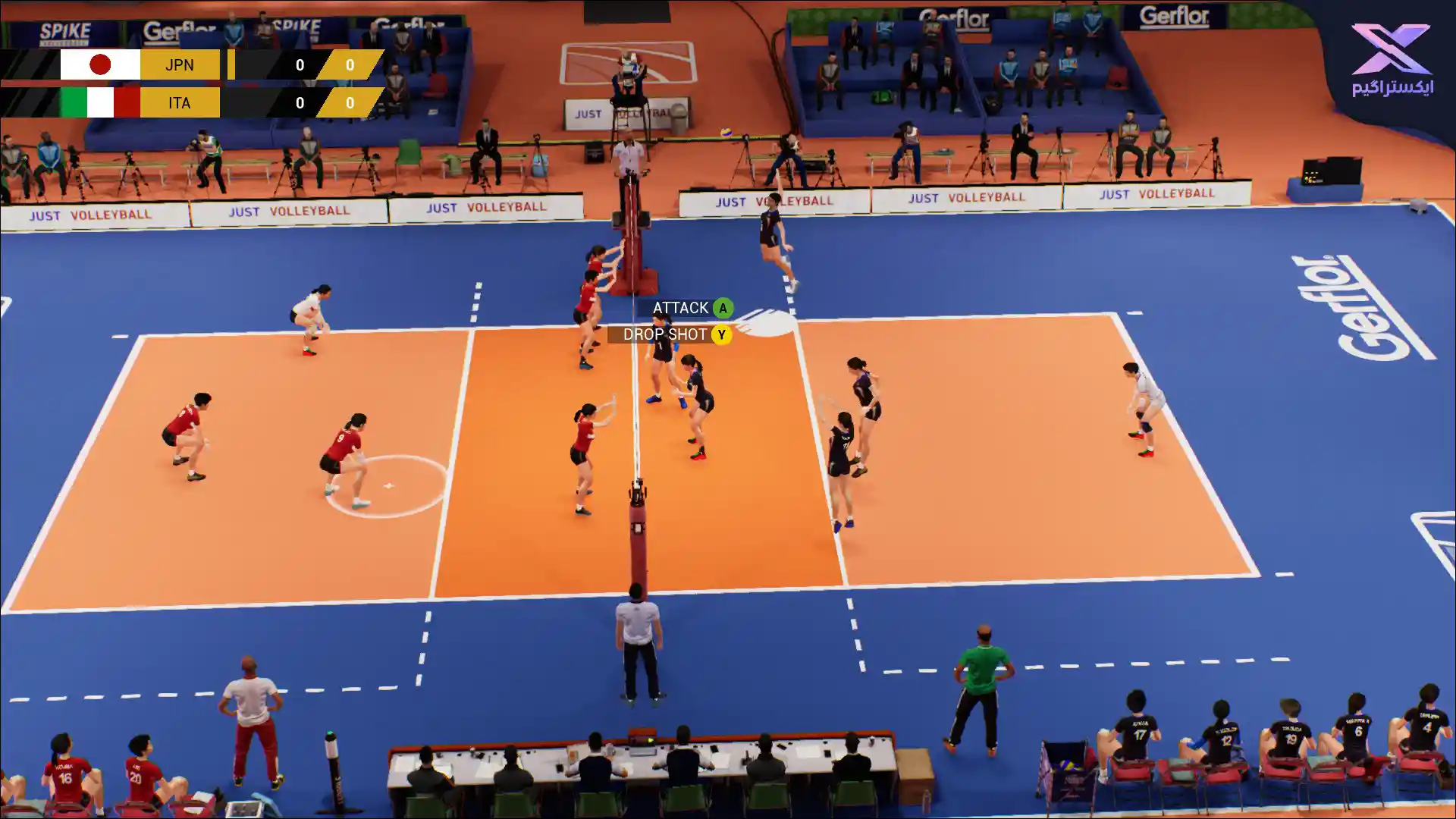 دانلود بازی Spike Volleyball برای کامپیوتر - بازی والیبال نسخه فشرده