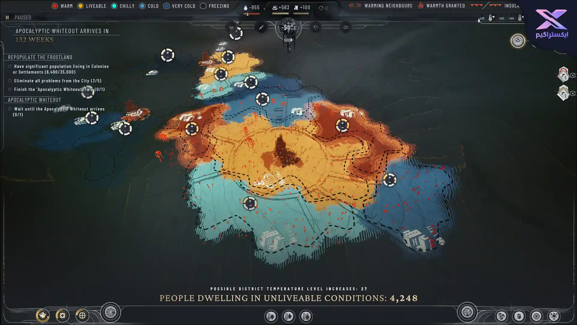 دانلود بازی Frostpunk 2 برای کامپیوتر - فراست پانک 2 نسخه فشرده
