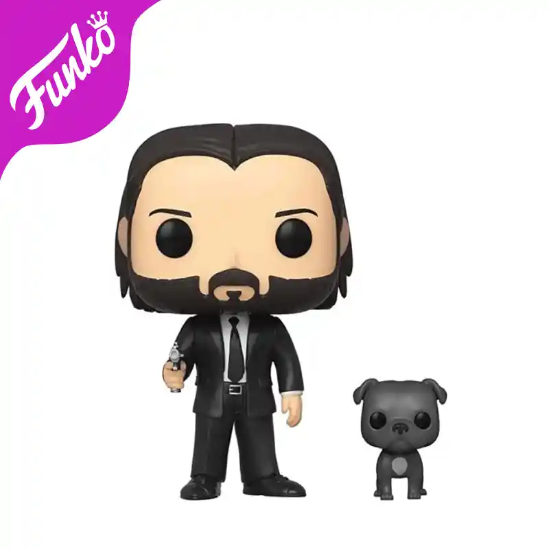 اکشن فیگور John in Black Suit with Dog Buddy - جان ویک